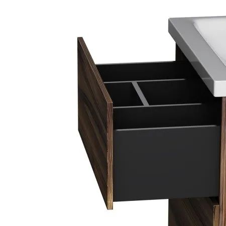 База под раковину, напольная, 60 см, 2 ящика, орех AM.PM Gem M90FSX0602HF