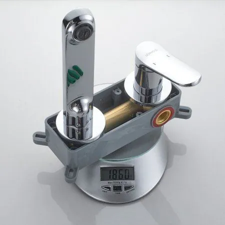 Смеситель для раковины Shevanik S4LT34ON1, Хром