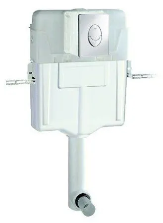 Смывной бачок скрытого монтажа Grohe GD2 38895000 с кнопкой смыва - купить в Москве по низкой цене в интернет-магазине с доставкой по всей России | HITsant Смывной бачок скрытого монтажа Grohe GD2 38895000 с кнопкой смыва