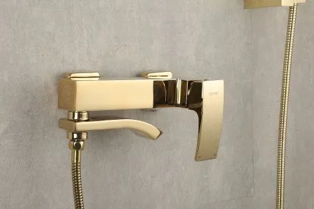 Смеситель для ванны Gappo G3207-3, однорычажный, золото