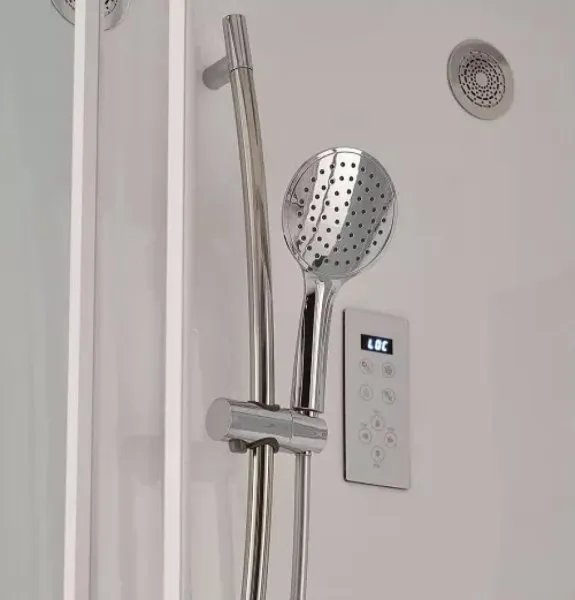 Душевая кабина SSWW WU110 138x138x220 без пара, высокий поддон, с гидромассажем, белый