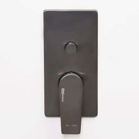 Смеситель для ванны и душа WasserKRAFT Wiese 8400 8461 оружейная сталь