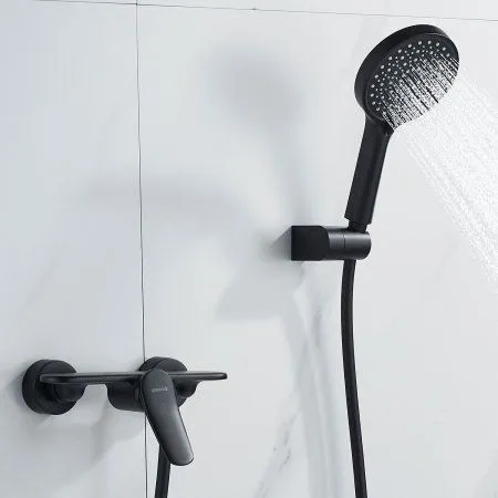 Смеситель  для душа Shevanik S4OR71TI6HSG, Черный