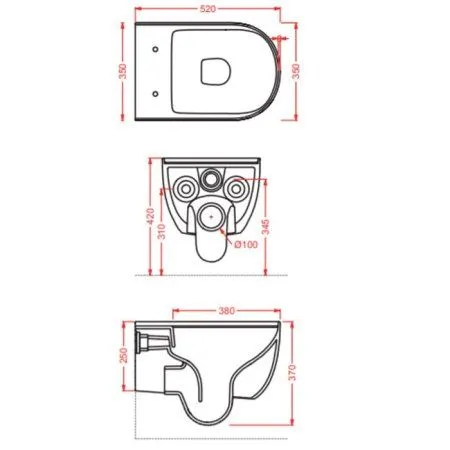 Унитаз подвесной ArtCeram The One THV001 05;00 белый матовый