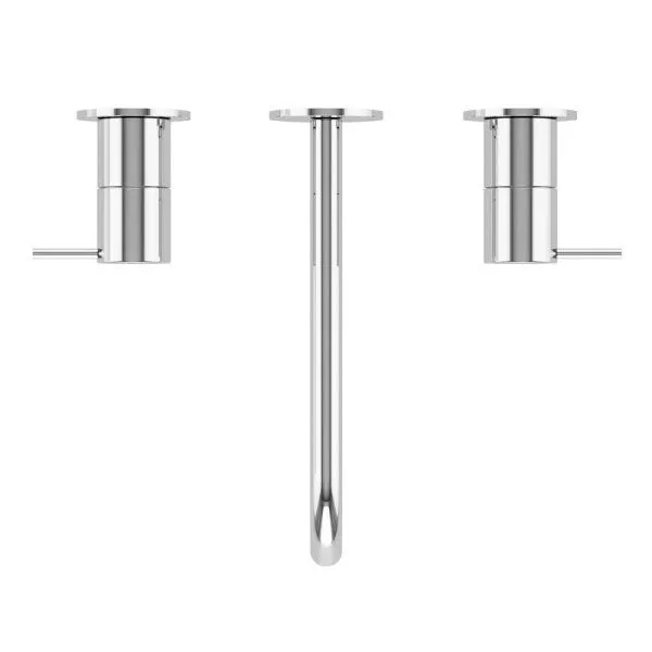 Смеситель для раковины встраиваемый CEZARES LEAF-BLI3L-20-L-01-W0, Хром