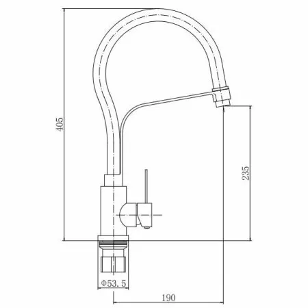 Смеситель для кухни FASHUN (A54012-8)