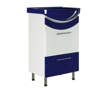 Тумба под раковину Альфана-52 MIXLINE Радуга-52 синий (522950)
