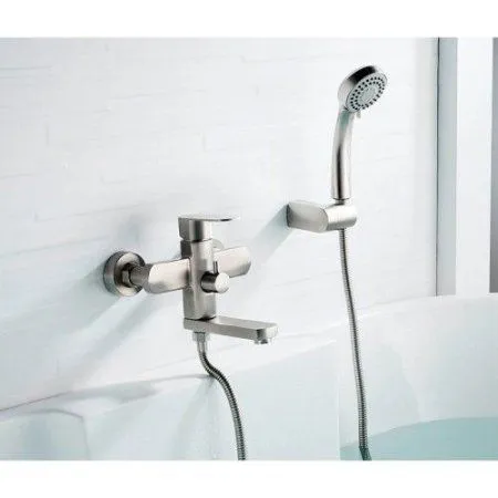 Смеситель Ledeme L73216 нержавеющая сталь