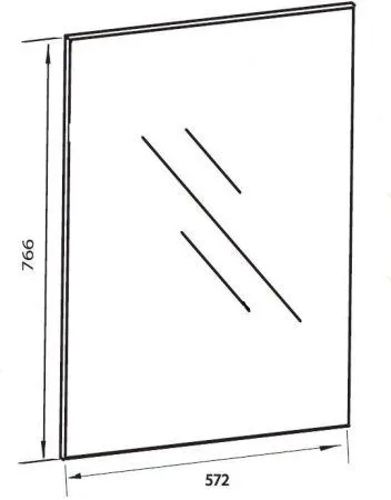 Зеркало Am.Pm Sense 60 - купить в Москве по низкой цене в интернет-магазине с доставкой по всей России | HITsant Зеркало Am.Pm Sense 60