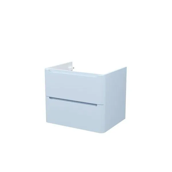 Тумба подвесная, 60 см, голубой, Edifice, IDDIS, EDI60B0i95  подходит умыв. 0106000i28