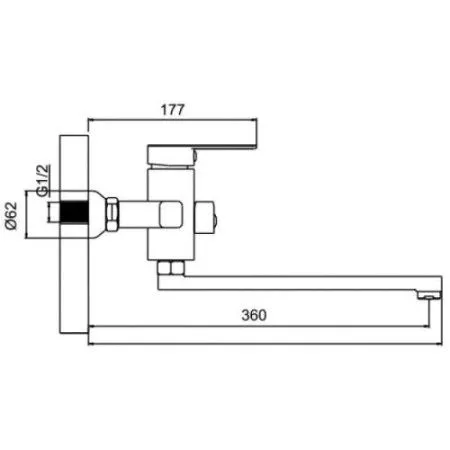 Смеситель Ledeme L2233 хром