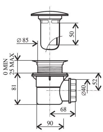 Сифон для поддона Ravak Standard 90 X01314 хром - купить в Москве по низкой цене в интернет-магазине с доставкой по всей России | HITsant Сифон для поддона Ravak Standard 90 X01314 хром