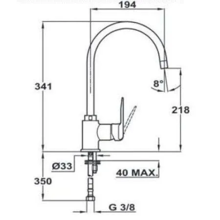 Смеситель TEKA SP 995 TG гранит