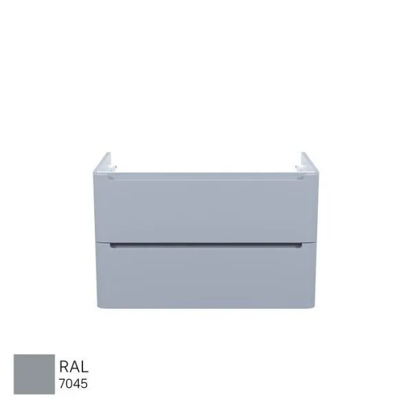 Тумба подвесная, 80 см, светло-серый, Edifice, IDDIS, EDI80L0i95 подходит умыв. 0108000i28