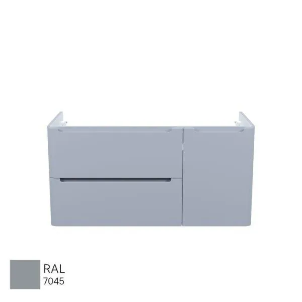 Тумба подвесная, 100 см, светло-серый, Edifice, IDDIS, EDI10L0i95 подходит умыв. 0101000i28