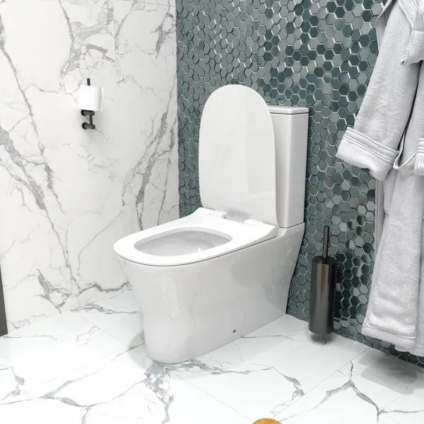 Унитаз напольный Teymi Ellie безободковый, сиденье микролифт T40801