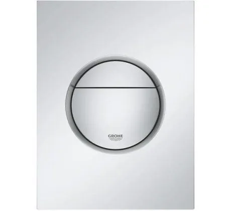 Кнопка смыва Grohe Nova Cosmopolitan 37601P00 хром матовый - купить в Москве по низкой цене в интернет-магазине с доставкой по всей России | HITsant Кнопка смыва Grohe Nova Cosmopolitan 37601P00 хром матовый