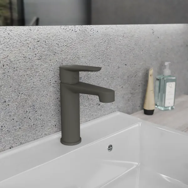 Смеситель для раковины D&K Bayern.München графит (DA1562106) - купить в Москве по низкой цене в интернет-магазине с доставкой по всей России | HITsant Смеситель для раковины D&K Bayern.München графит (DA1562106)