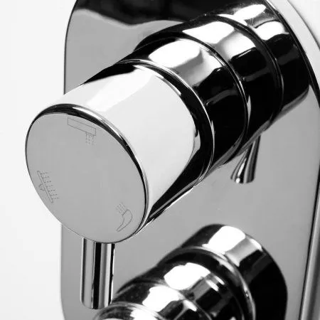 Смеситель для ванны и душа WasserKRAFT Dinkel 5800 5871 хром