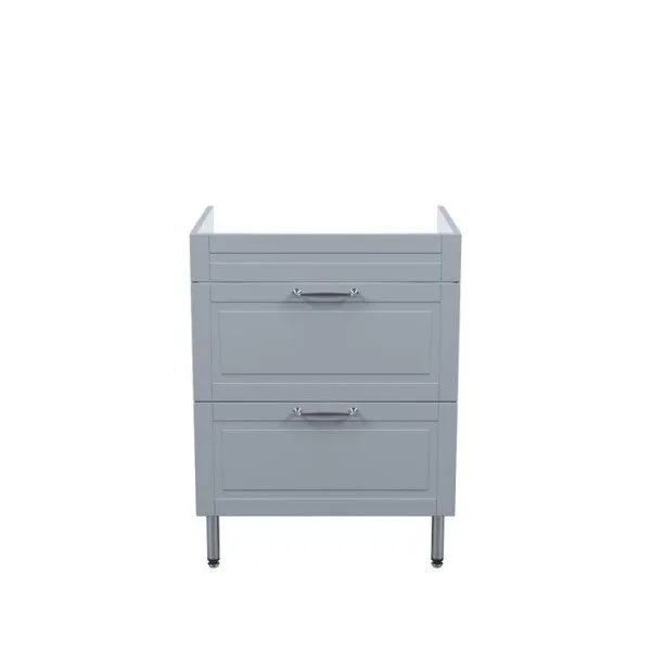 Тумба напольная, 60 см, светло-серый, Oxford, IDDIS, OXF60L0i95 подходит умыв. 0136000i28