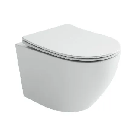 Унитаз подвесной Ceramica Nova Uno CN11001 микролифт, белый