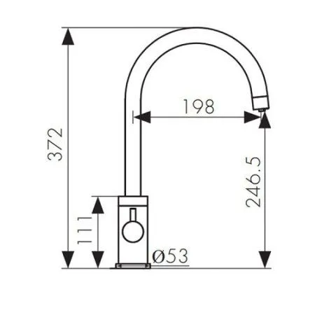Смеситель для кухонной мойки KAISER Merkur (26744-5)