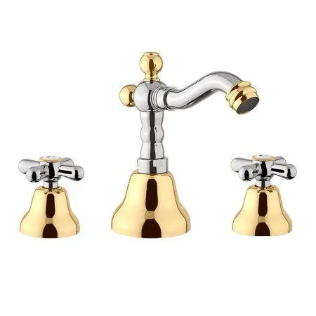 Смеситель для биде Webert Armony AM710202017, хром/золото - купить в Москве по низкой цене в интернет-магазине с доставкой по всей России | HITsant Смеситель для биде Webert Armony AM710202017, хром/золото