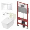 Комплект Tece TECEone 9400413.WC2 инсталляция + клавиша + унитаз