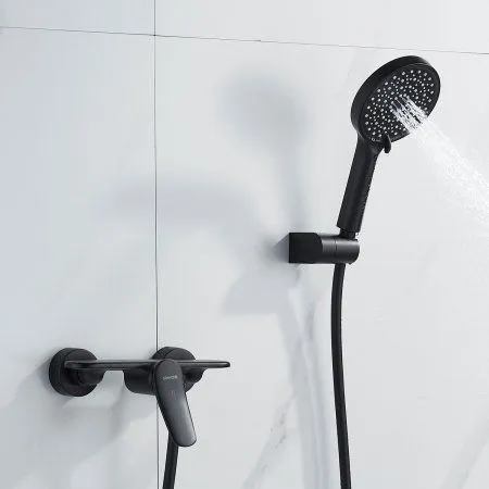 Смеситель  для душа Shevanik S4OR71TI6HSG, Черный