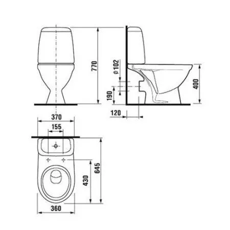 Унитаз-компакт Jika Baltic 8242860002429