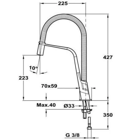 Смеситель TEKA IC 939 ICON хром