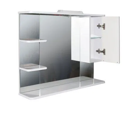 Зеркало-шкаф навесной с подсветкой MIXLINE Этьен-90 правый (529942)