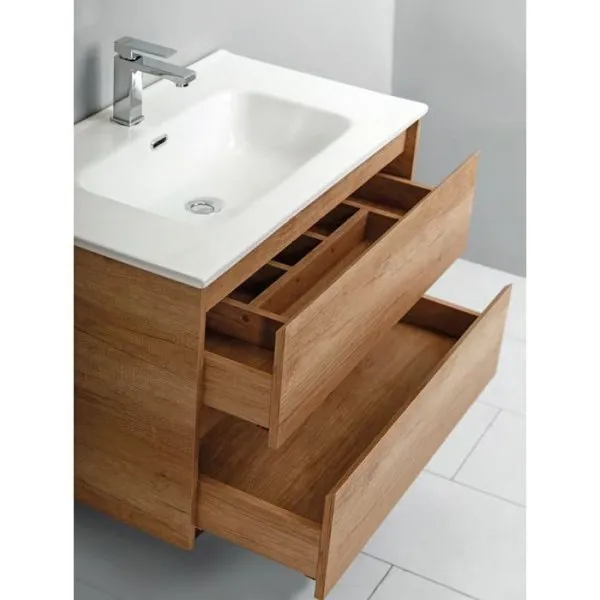 Мебель для ванной BelBagno Kraft KRAFT-800-2C-SO-RT 80 rovere tabacco