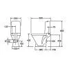 Унитаз-компакт Gustavsberg Nordic 3 3510 без сидения