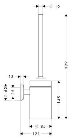 Ершик Hansgrohe Logis Classic