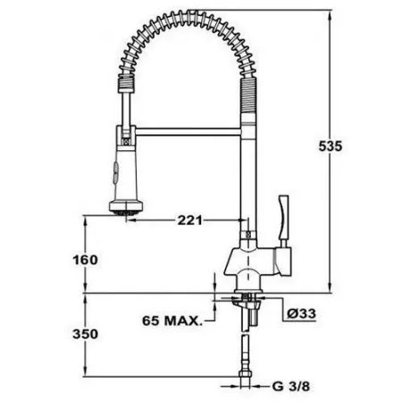 Смеситель Teka PRO 1816002 хром
