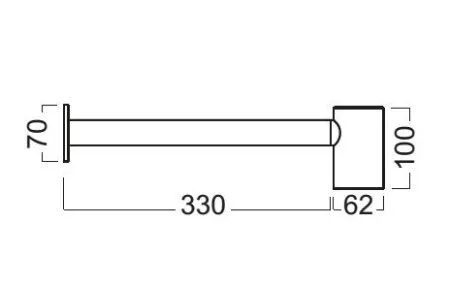 Сифон Hatria Varie Y0Q301 для биде и раковины