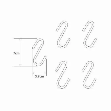 Крючок WasserKRAFT K-415 хром