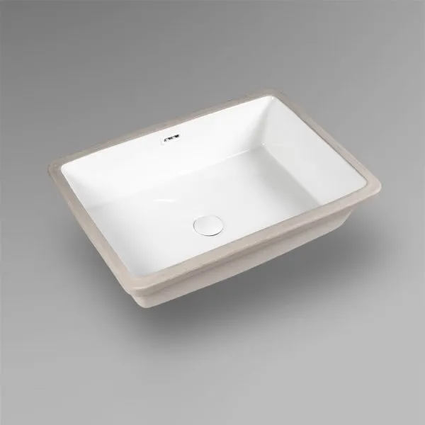 Раковина встраиваемая под столешницу 60,5*40*18,5см прямоугольная белая с переливом BOND S99-600 - купить в Москве по низкой цене в интернет-магазине с доставкой по всей России | HITsant Раковина встраиваемая под столешницу 60,5*40*18,5см прямоугольная белая с переливом BOND S99-600