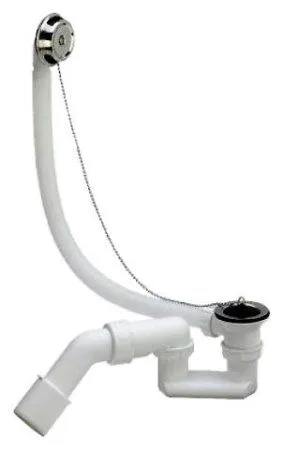 Слив-перелив Viega 311537 для ванны, хром