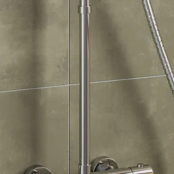 Удлинитель штанги для душевой системы, круглый, глянцевый хром, Ideal Spa, Milardo, ILS30CRM38