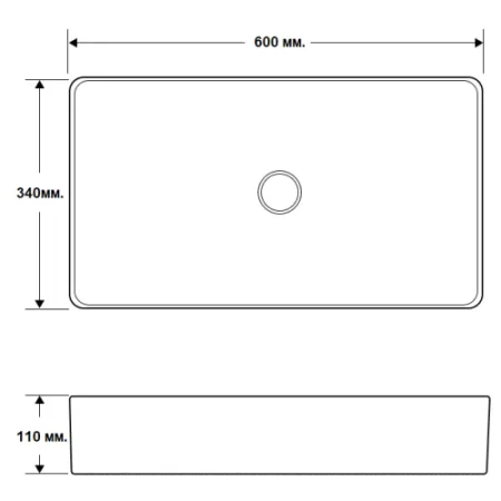 Умывальник Gid Mnc396C