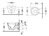 Унитаз подвесной Duravit Starck 1 02330900641-WG