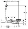 Слив-перелив Geberit 150.900.00.1