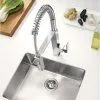 Смеситель Grohe Eurocube 31395DC0 нержавеющая сталь - купить в Москве по низкой цене в интернет-магазине с доставкой по всей России | HITsant Смеситель Grohe Eurocube 31395DC0 нержавеющая сталь
