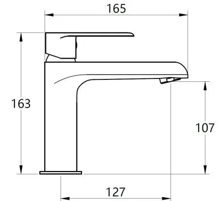 Смеситель VODA для раковины Fairway (FY26) - купить в Москве по низкой цене в интернет-магазине с доставкой по всей России | HITsant Смеситель VODA для раковины Fairway (FY26)