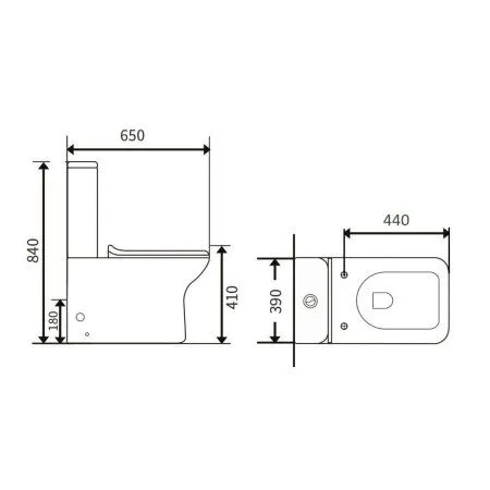 Унитаз-компакт Agger AT02000 сиденье с микролифтом