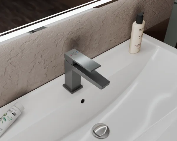 Смеситель для умывальника RUSH Thira (TR3635-12Grey)