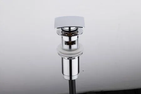 Донный клапан для раковины с переливом Frap F60-2, хром