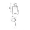 Держатель для туалетной бумаги Frap F3903